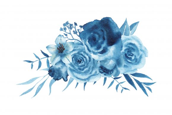 Beautiful Watercolor Floral Bouquet for Creative Projects