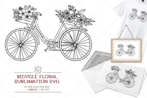 Bicycle Floral Sublimation SVG: A Design for Modern Makers