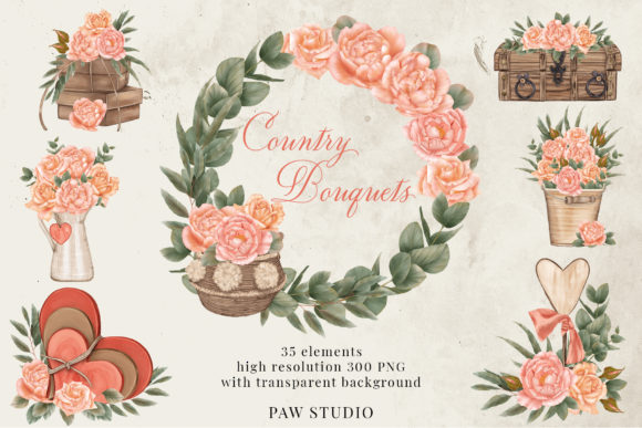 Charming Botanicals: The Versatility of Roses Frames & Bouquets