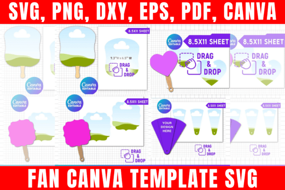 Create Stunning Event Hand Fans with a Versatile SVG Template