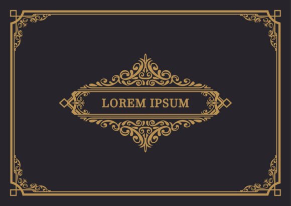 Gold Victorian Ornament Frame: Timeless Elegance for Modern Design