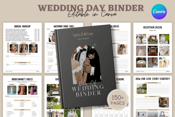 Master Your Timeline: The Ultimate 150 Page Wedding Day Binder Template