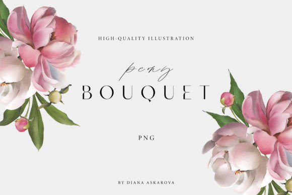 The Soft Elegance of a Pink and White Floral Bouquet