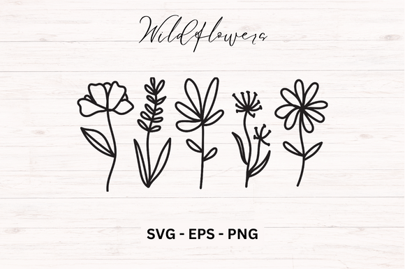 Wildflowers Svg Bundle: Elevate Your Creative Projects